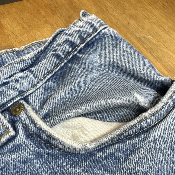 Vtg Carhartt Flannel Lined Jeans Mens 36x30 Light Blue Dungaree Work Distressed‎ - Picture 6 of 16